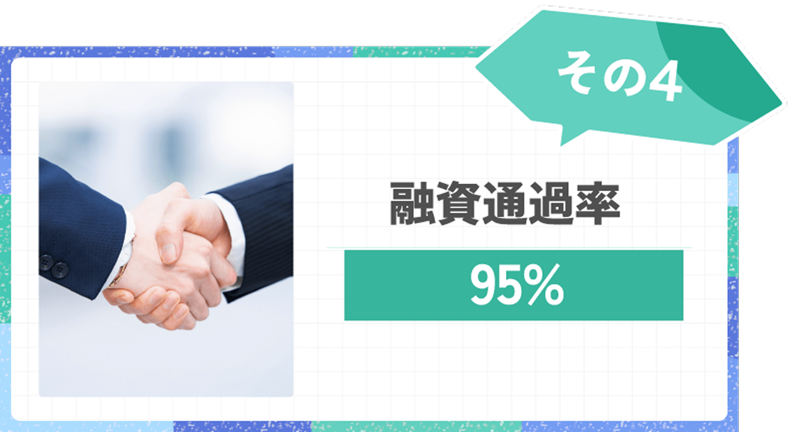 融資通過率95%